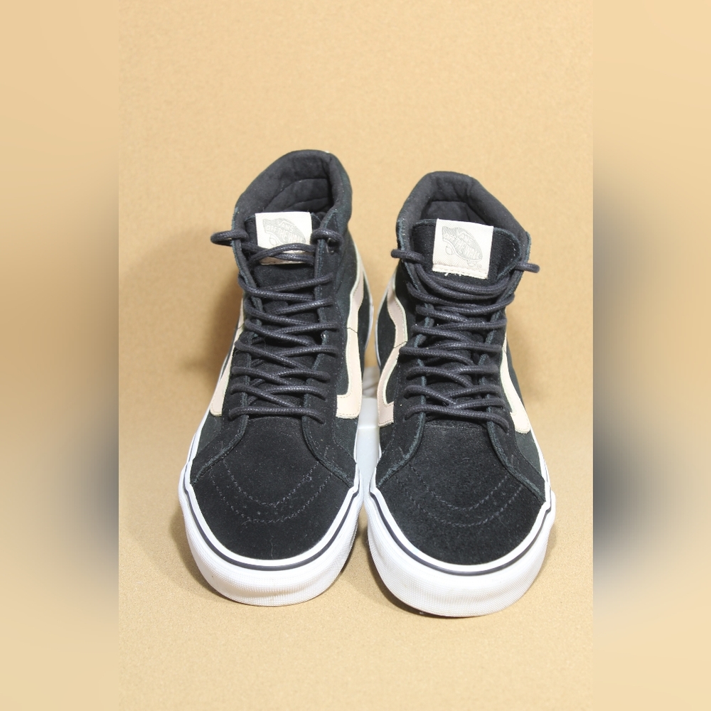 Vans Sk8-Hi reissue, black/veggie tan. EUC, men's 8 - Picture 6 of 14